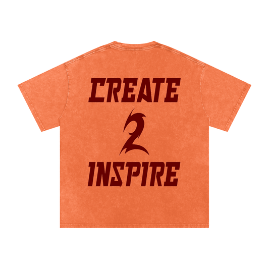 SNOW WASHED LOGO TEE