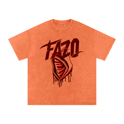 SNOW WASHED LOGO TEE