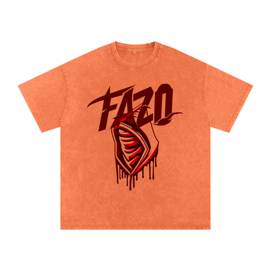 SNOW WASHED LOGO TEE